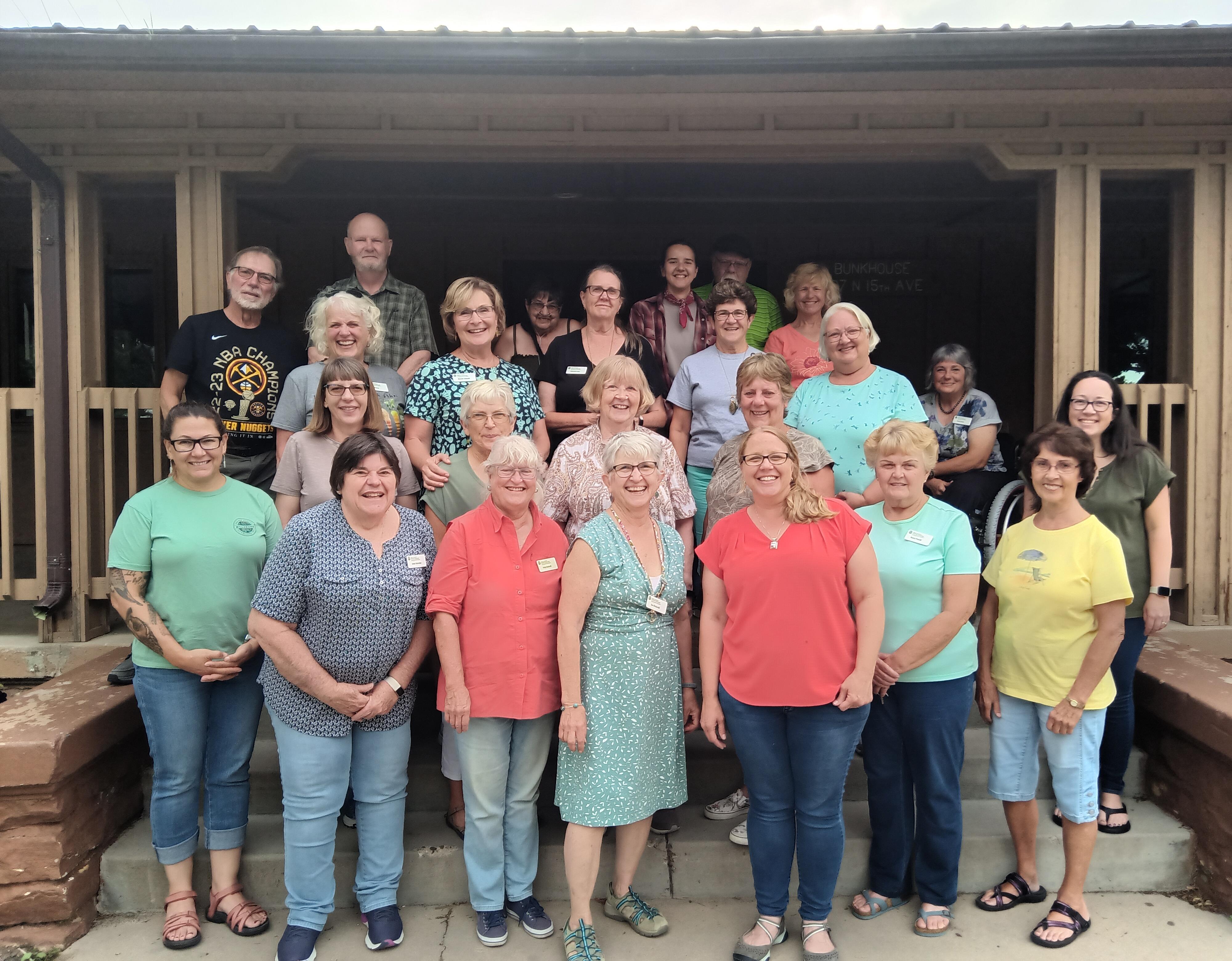 Group photo of Weld Master Gardeners in 2023